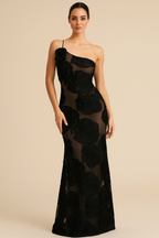 Rosabelle™ Sheer Floral Appliqué Maxi Dress