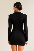 Monaco™ Structured Plunge Blazer Mini Dress