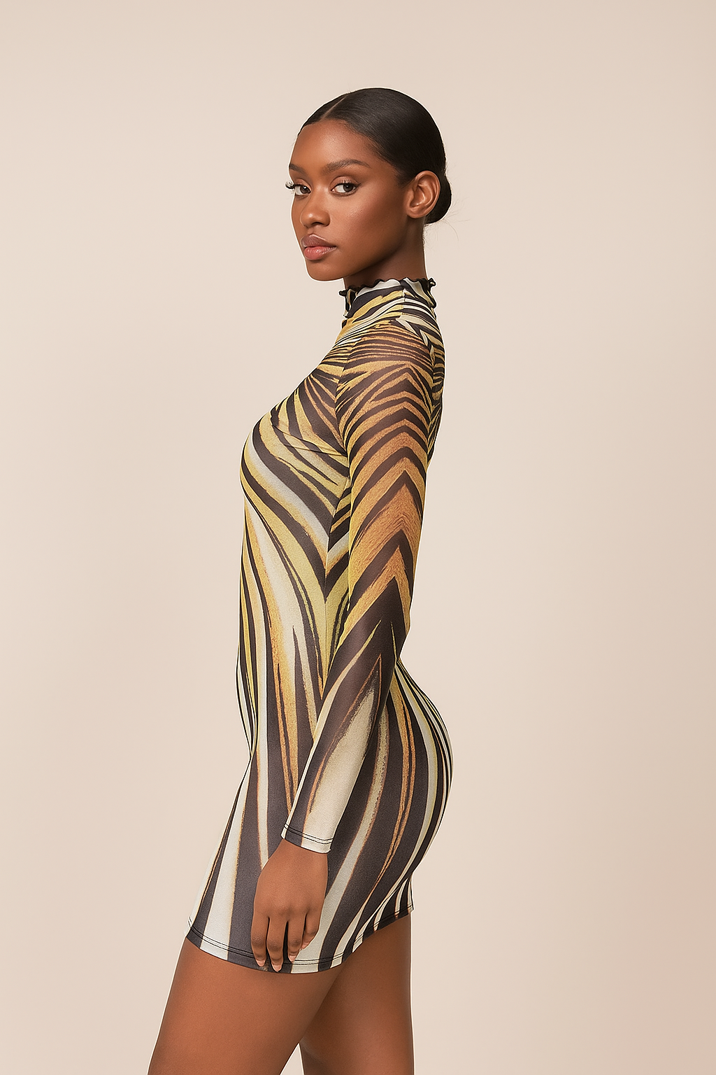 Siren Mirage™ Bodycon Mesh Mini Dress