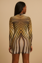 Siren Mirage™ Bodycon Mesh Mini Dress