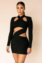 Seraphine™ Cut-Out Sculpt Mini Dress