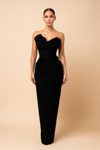 Florella™ 3D Rose Sculpt Maxi Dress