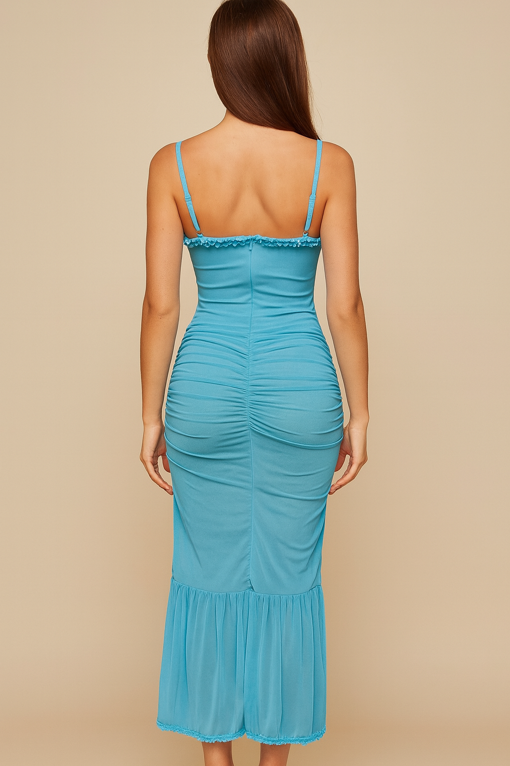 Aurelia™ Ruffle Cut-Out Maxi Dress