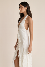 Seraphina™ Ruffled Halter Maxi Dress