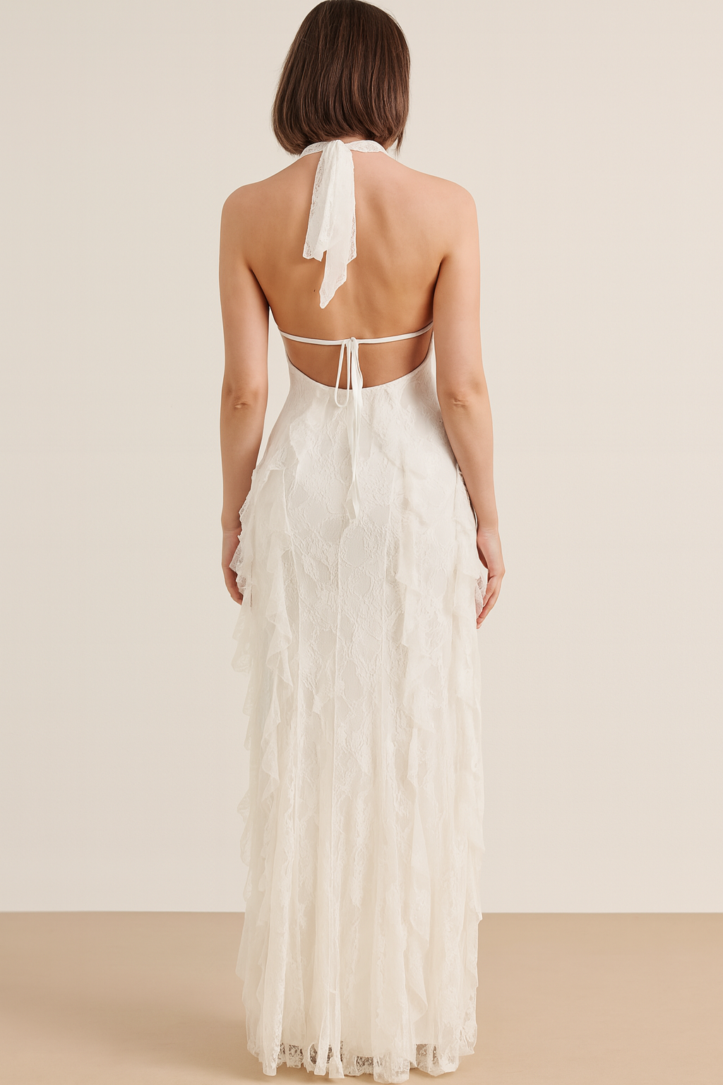 Seraphina™ Ruffled Halter Maxi Dress