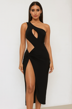 Amara™ Cutout Drape Midi Dress