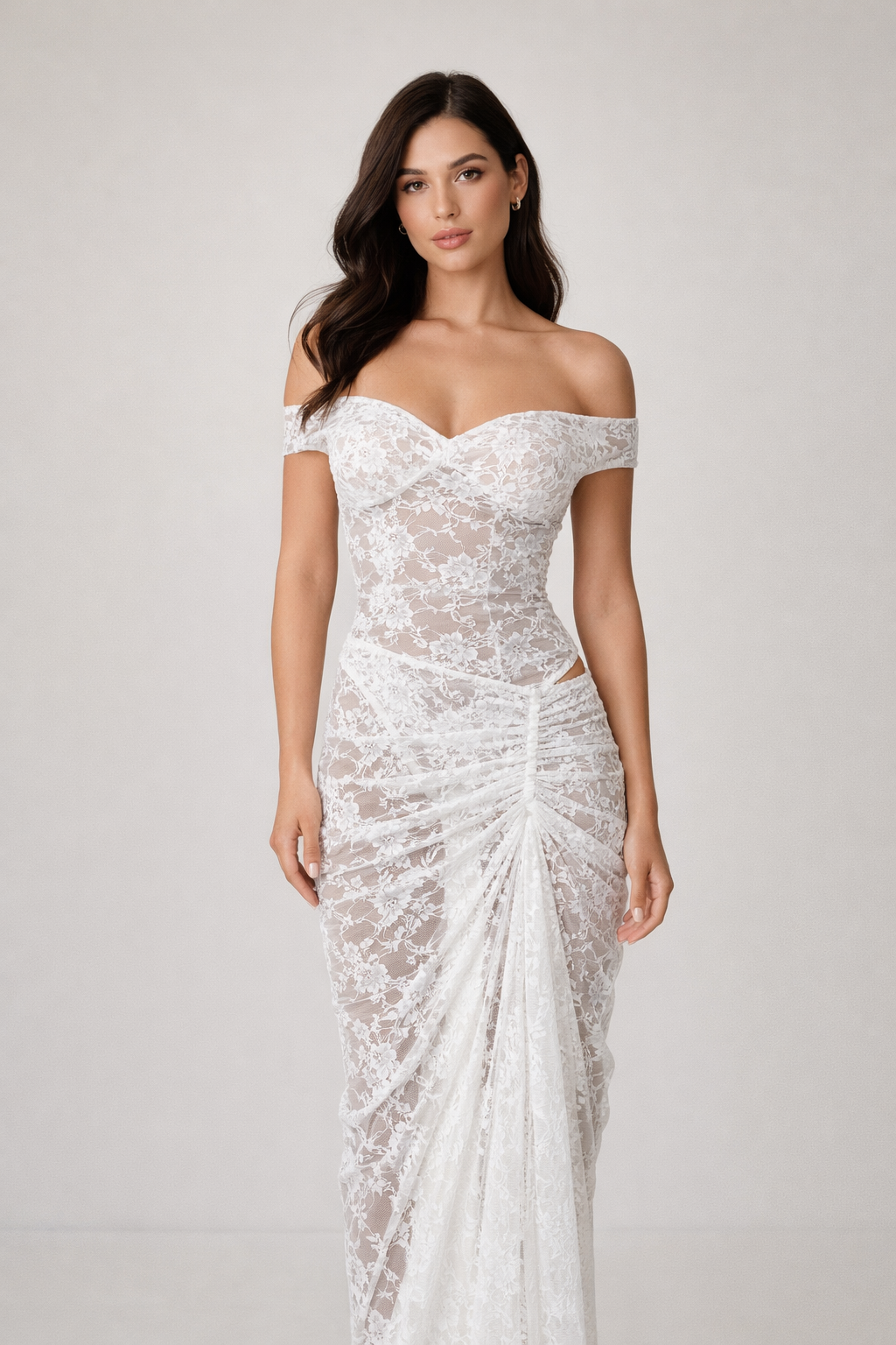 Althea™ Off-Shoulder Lace Maxi Dress