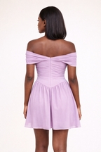 Liora™ Off-Shoulder Bow Mini Dress