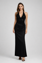 Valeria™ Sequin Halter Maxi Dress