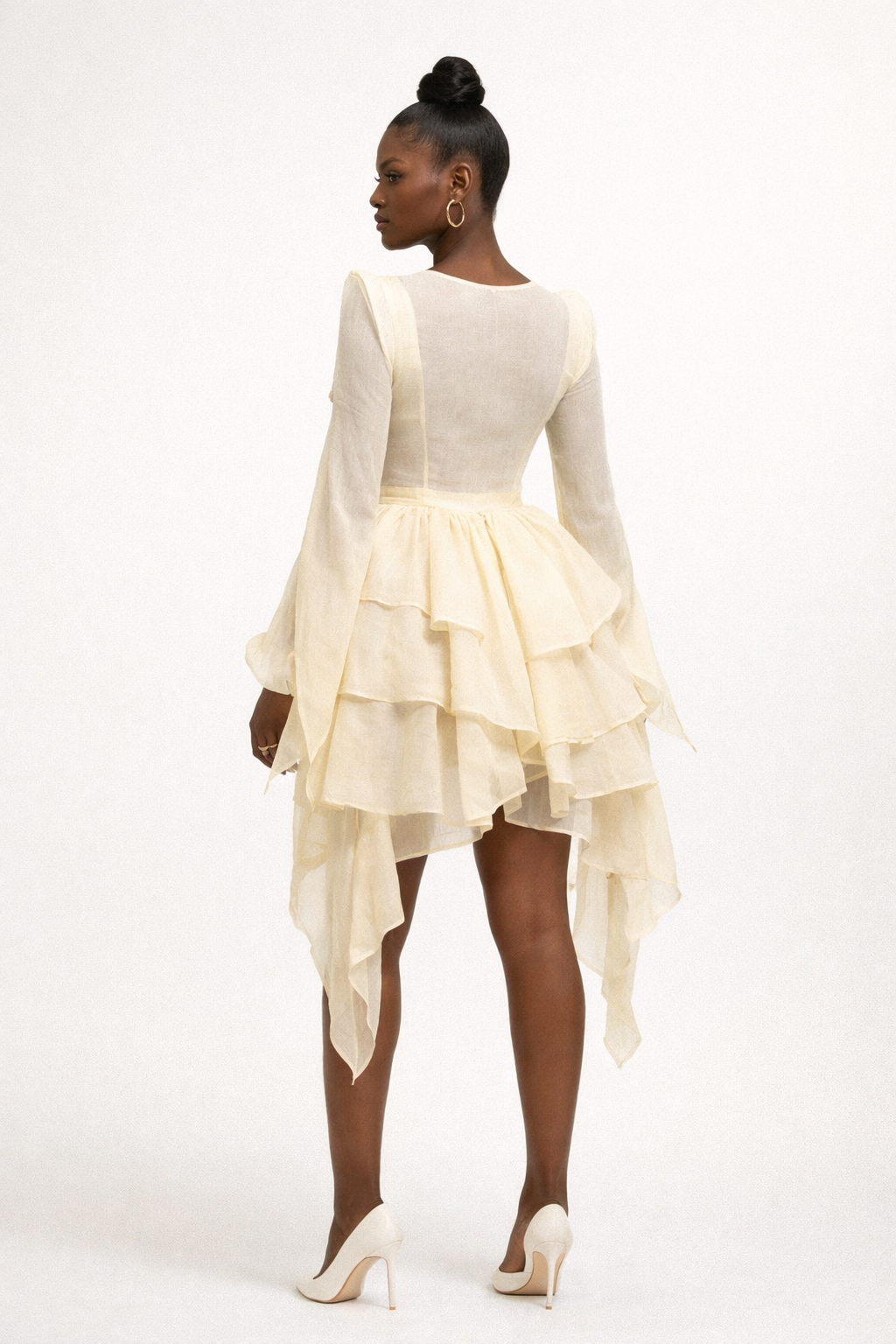 Seraphina™ Ruffled Chiffon Mini Dress