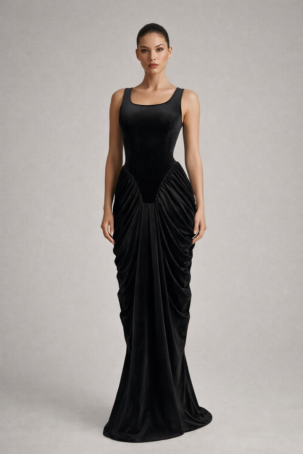 Eclipse™ Velvet Sculpted Maxi Dress