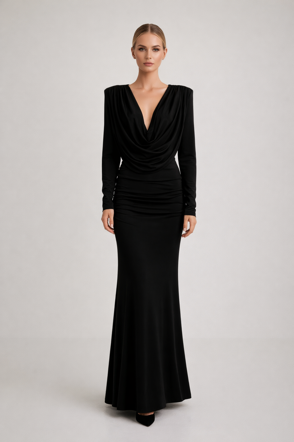 Aurelia™ Draped Back Maxi Dress