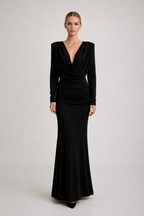 Aurelia™ Draped Back Maxi Dress