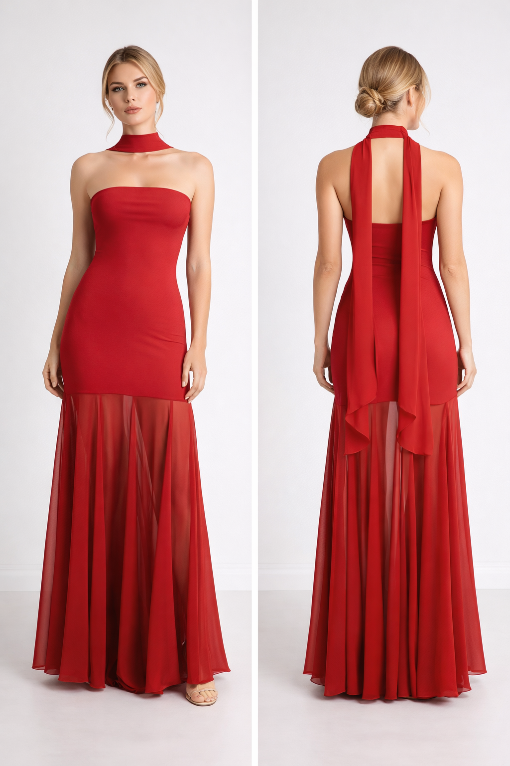 Scarlet™ Choker Maxi Dress