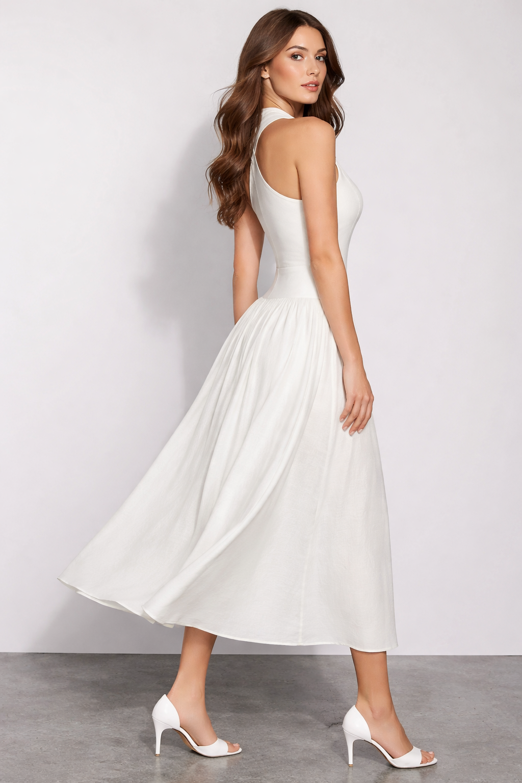 Elysia™ Halterneck Midi Dress