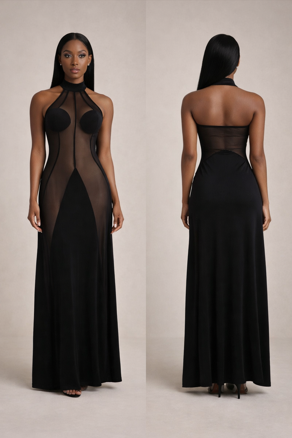 Noire™ Nuit Royale Maxi Dress
