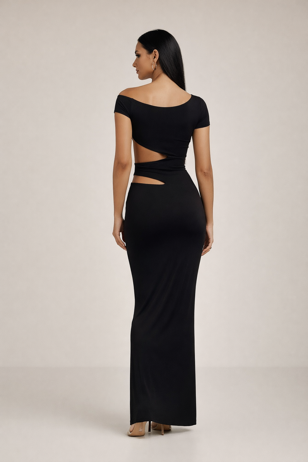 Noire™ Obsidienne Cutout Maxi Dress