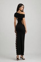 Noire™ Éclipse Ladder Maxi Dress