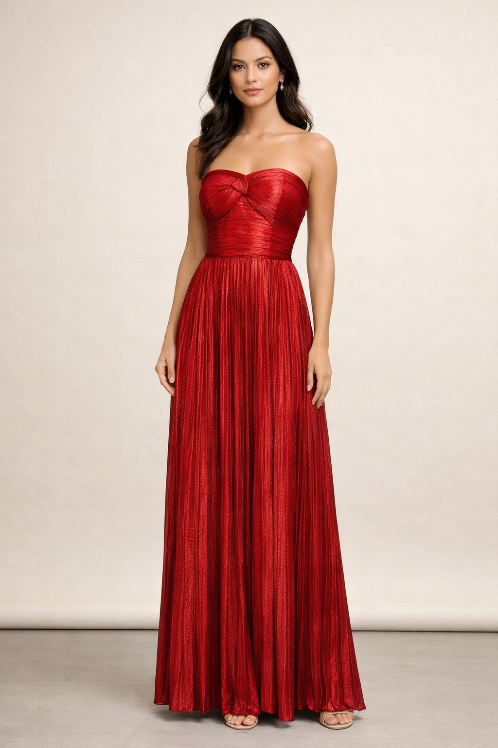 Solara™ Radiance Pleated Maxi Dress