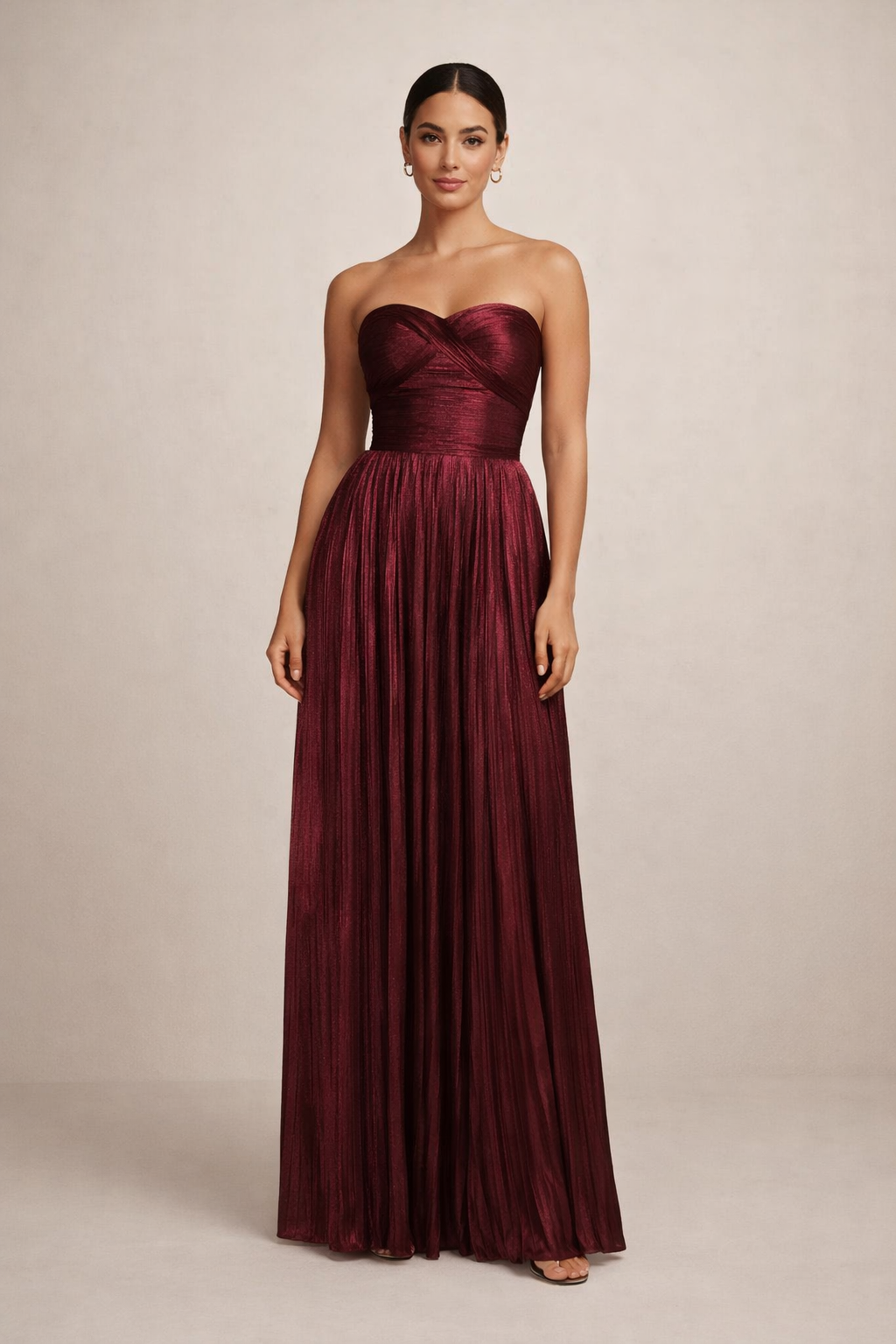 Solara™ Radiance Pleated Maxi Dress