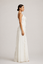 Amalfi™ Halter Ruffle Tiered Backless Maxi Dress