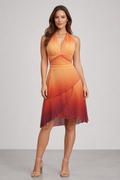 Solara™ Ember Sunset Halter Dress