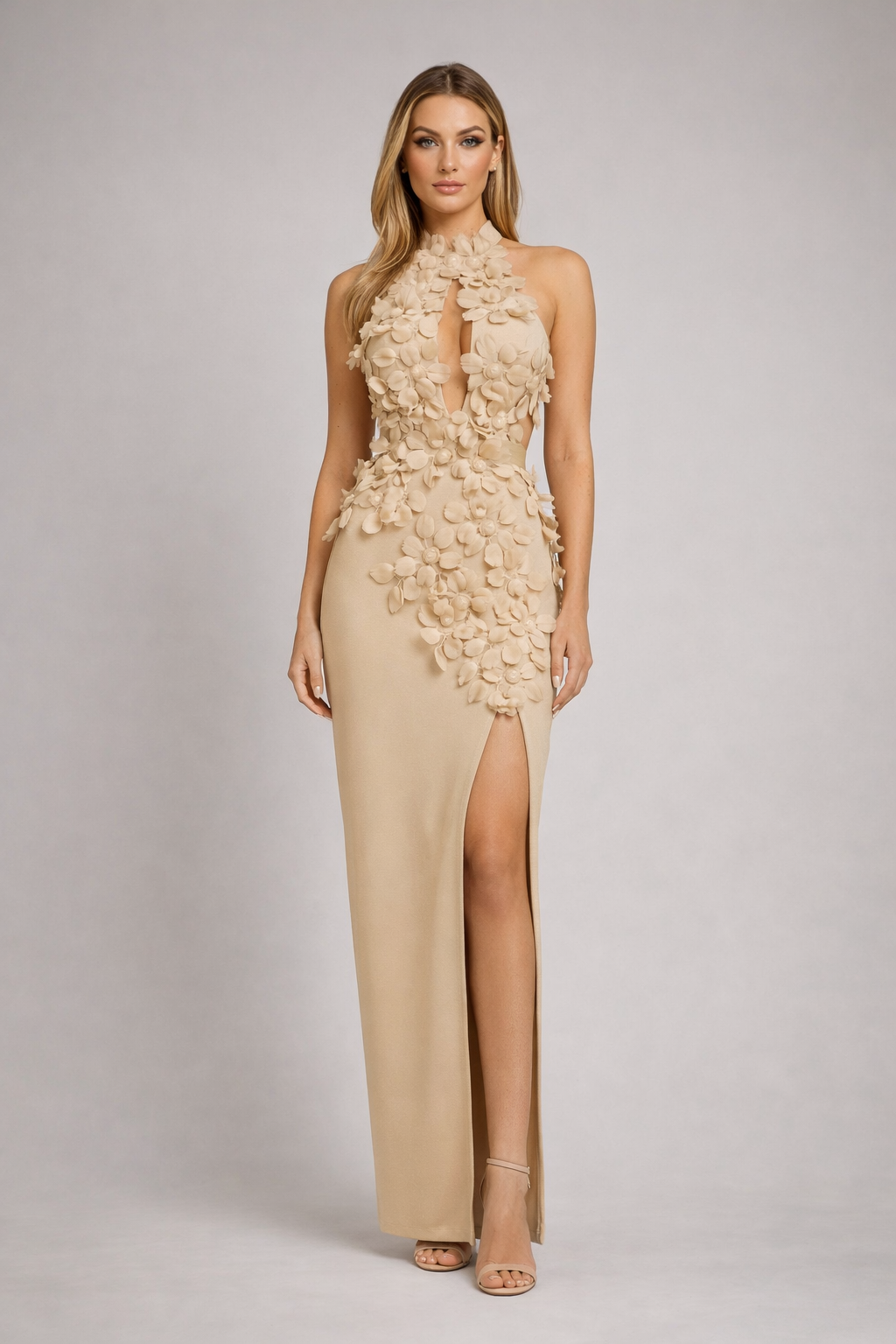 Éclat™ Jardin Appliqué Maxi Dress