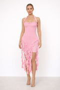 Cascade™ Ruffle Halter Dress