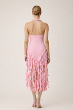 Cascade™ Ruffle Halter Dress
