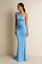 Aurelia™ Satin One-Shoulder Maxi Dress
