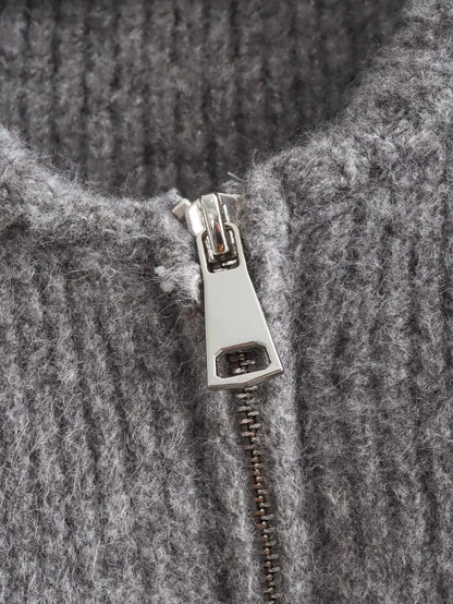 Vintage Long Sleeve Sweater Jacket