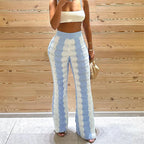 High Waist Knitted Trousers