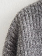 Vintage Long Sleeve Sweater Jacket