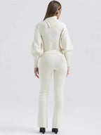 Casual Knitted Sweater Two Piece Set