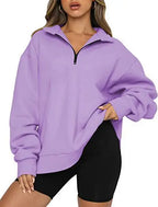 Pullover Short Zipper Hoodie