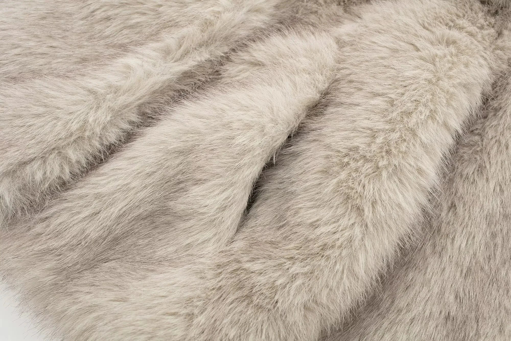 Faux Fur Collar Detail Coat