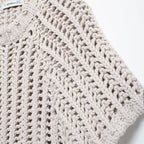 Hollow Out Knit Pullover Sweater Top