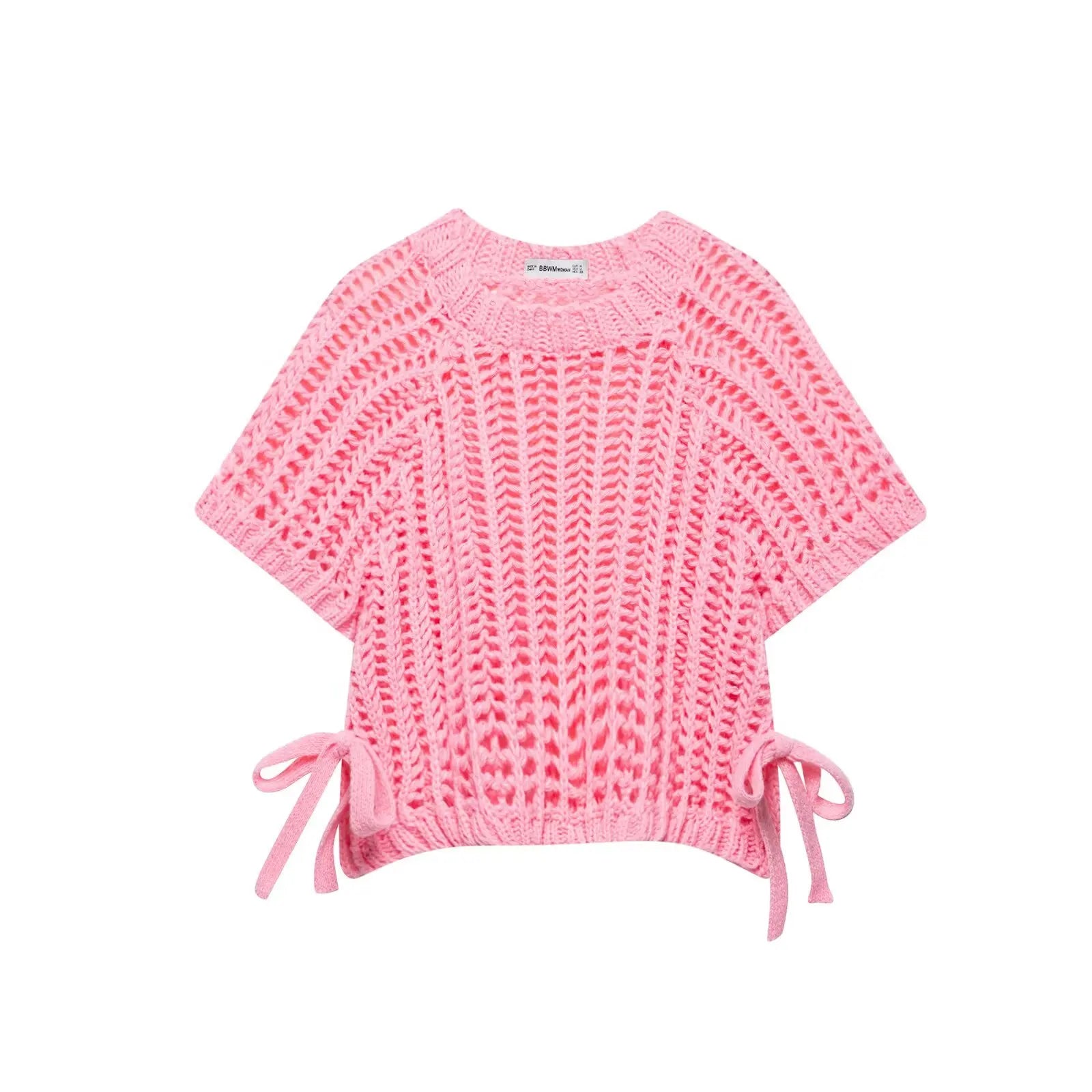 Hollow Out Knit Pullover Sweater Top