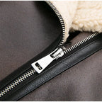 Faux Fur Aviator Double-sided Jacket