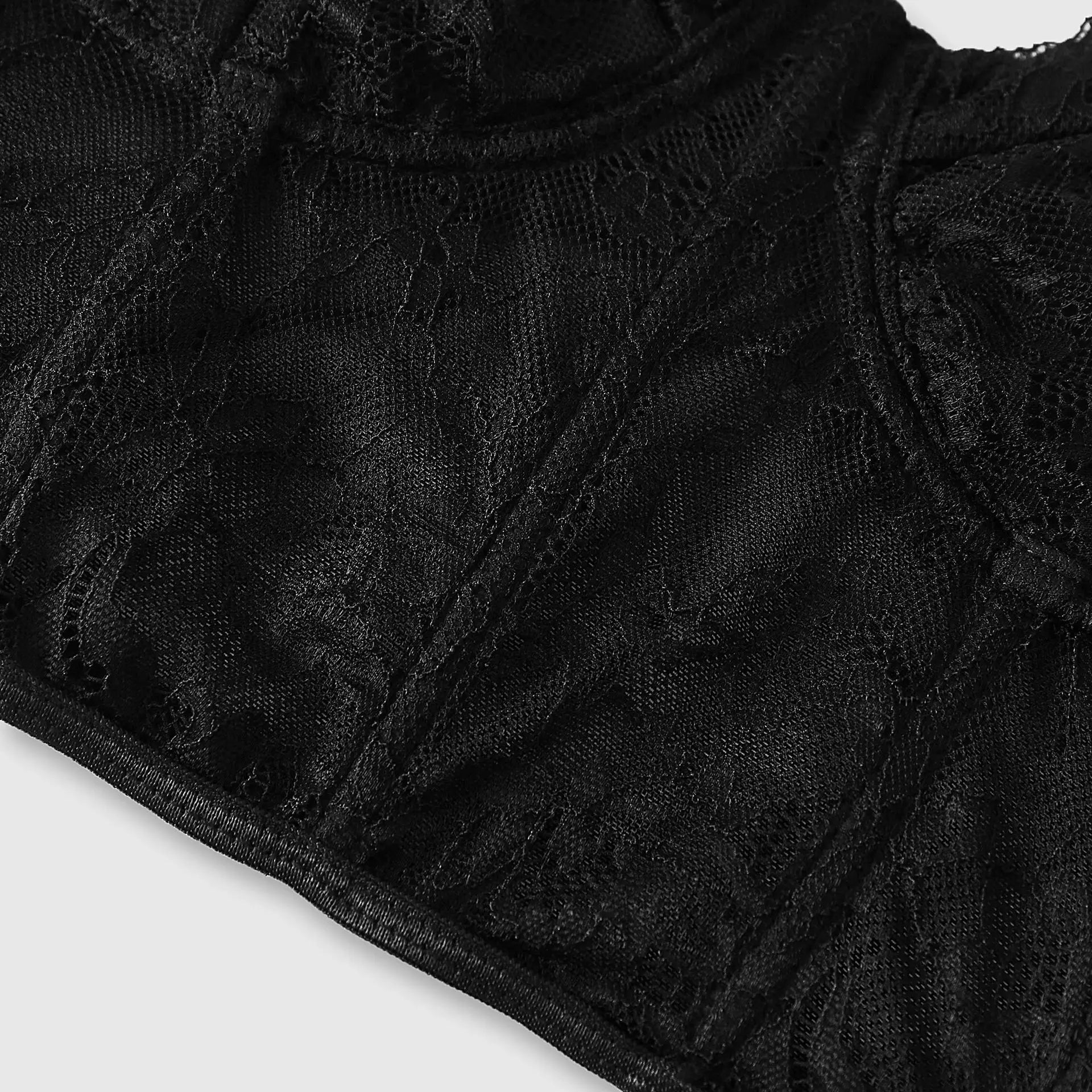Valencia™ Semi-Transparent Mesh Push Up Bralette – Corset Bustier Vest Top
