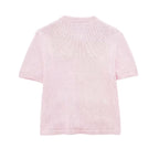 Knitted Diamanté Button Detail Cardigan