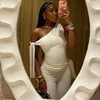 Capri Trousers & Off-Shoulder Two Piece-Set