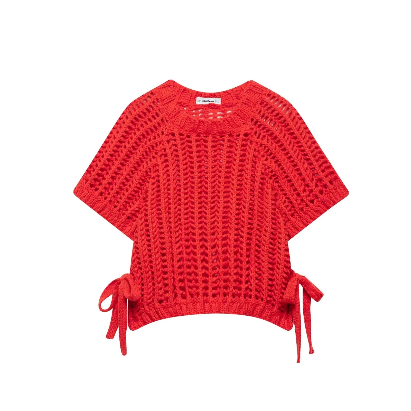 Hollow Out Knit Pullover Sweater Top