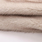 Luxury Gradient Cropped Faux Fur Coat