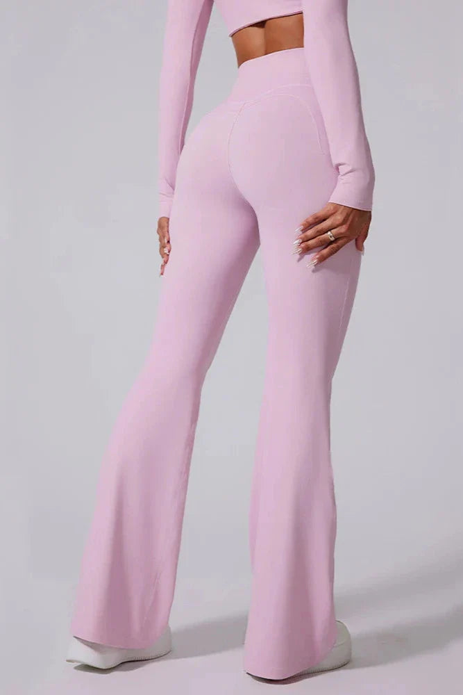 High Waist Flared Pants