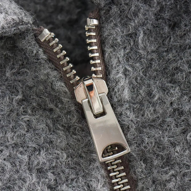 Tweed Cropped Collar Pocket Detail Jacket