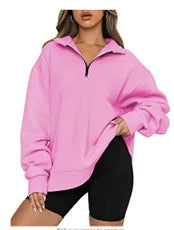 Pullover Short Zipper Hoodie