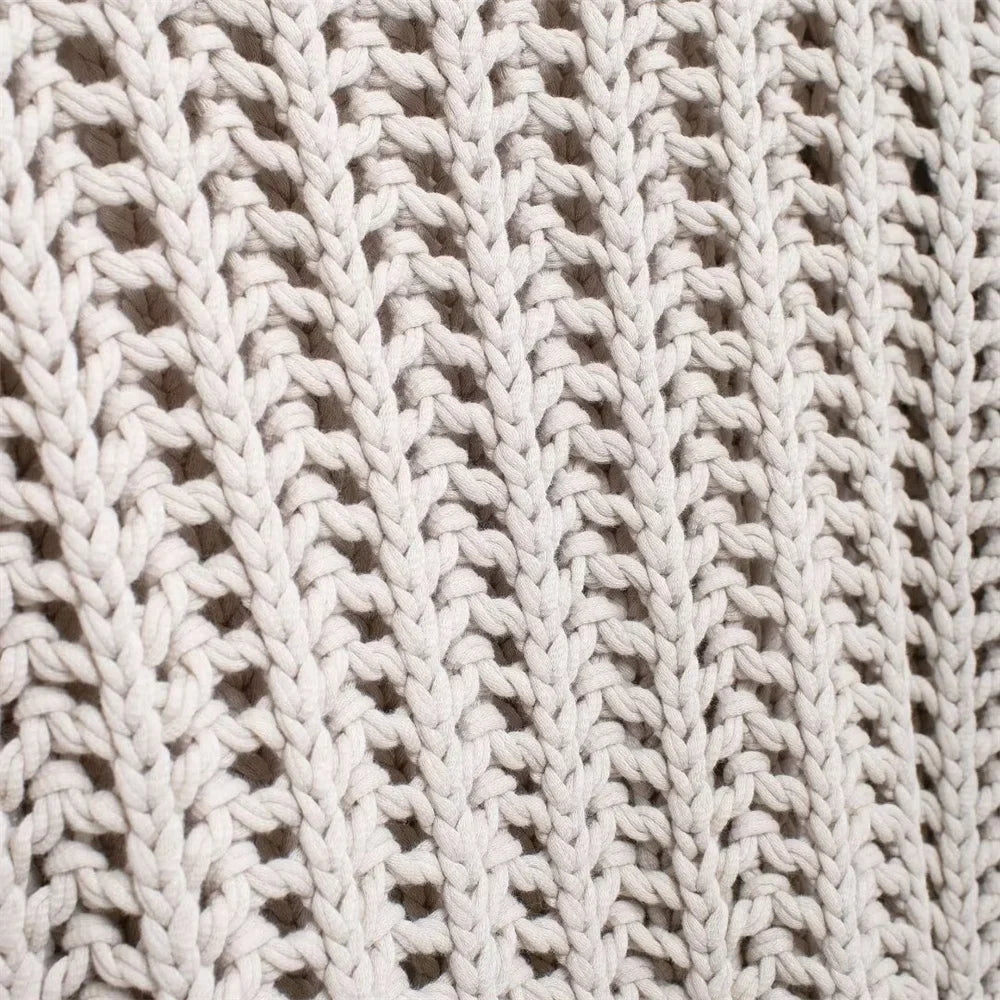 Hollow Out Knit Pullover Sweater Top