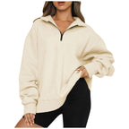 Pullover Short Zipper Hoodie