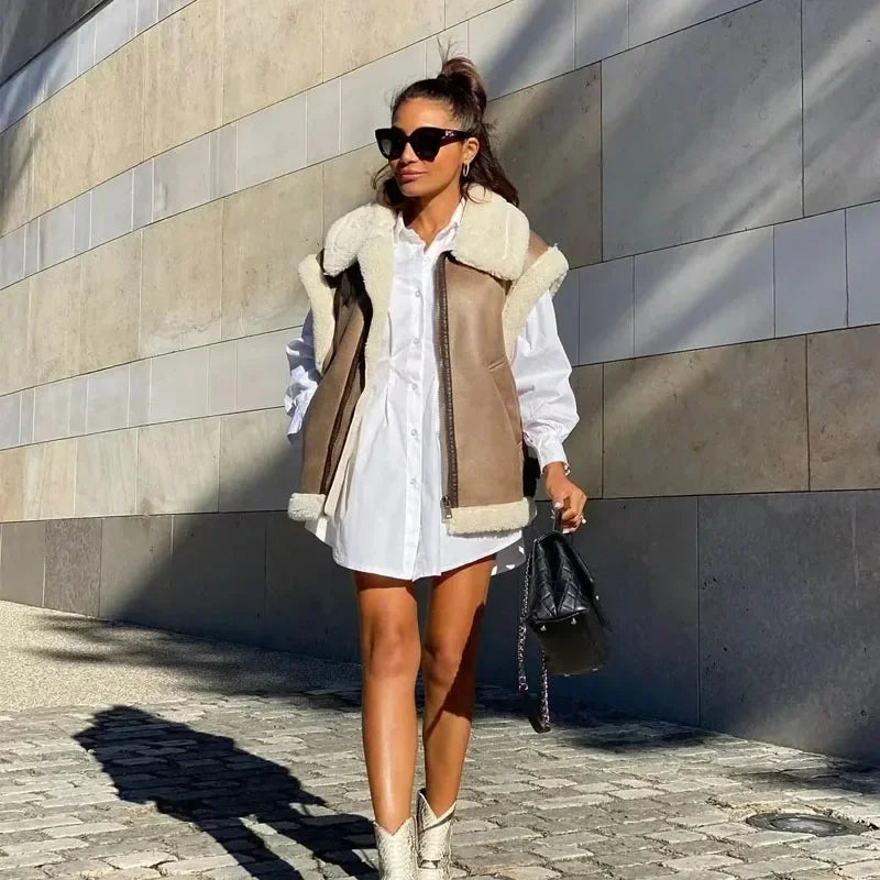 Sleeveless Gilet Jacket